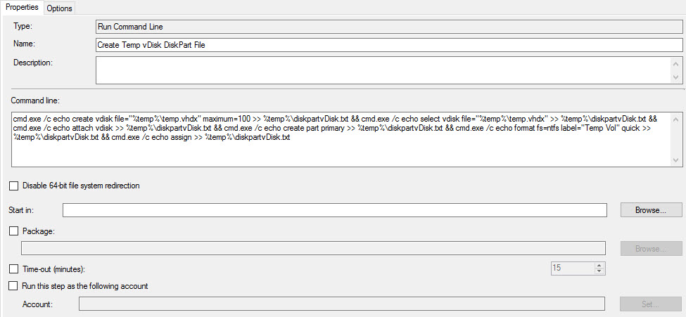 diskpart format ntfs quick